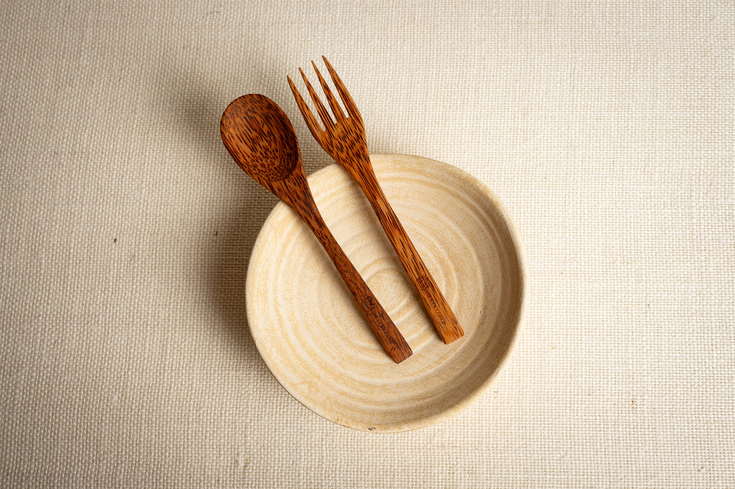 The Coconut Wood Spoon & Fork